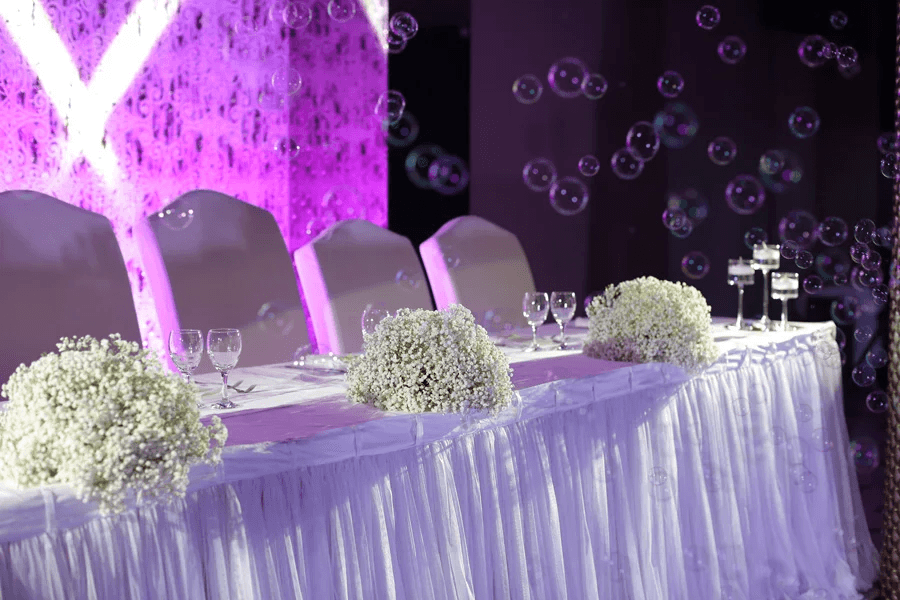 Wedding table decoration